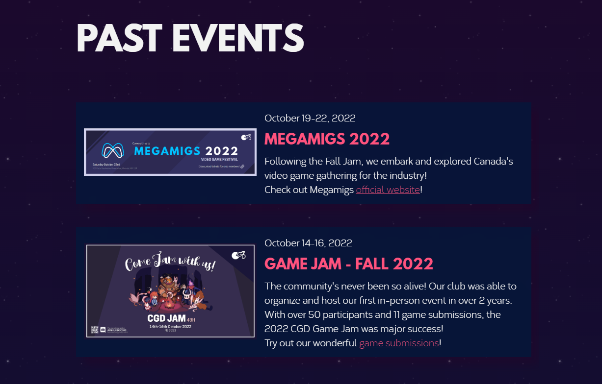 Past Events