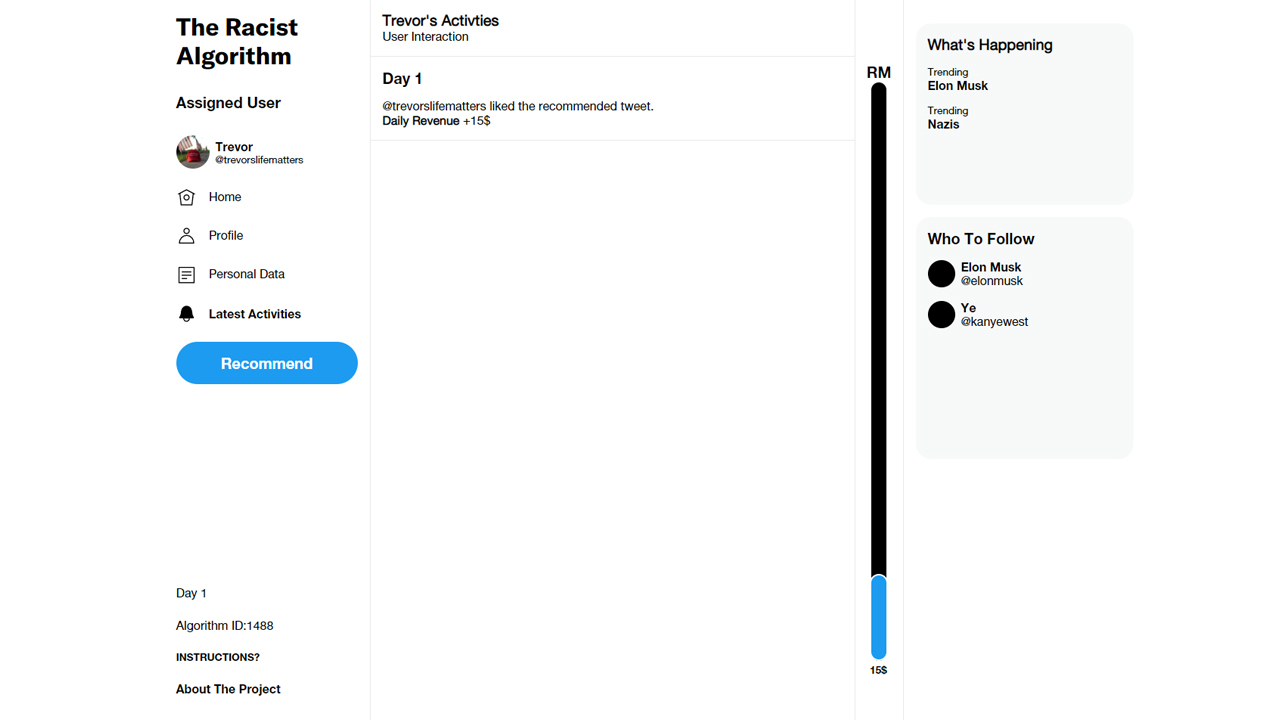 Activities Page